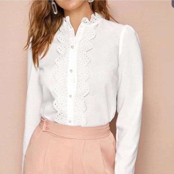 Scallop Front Top - Picture 1 of 5